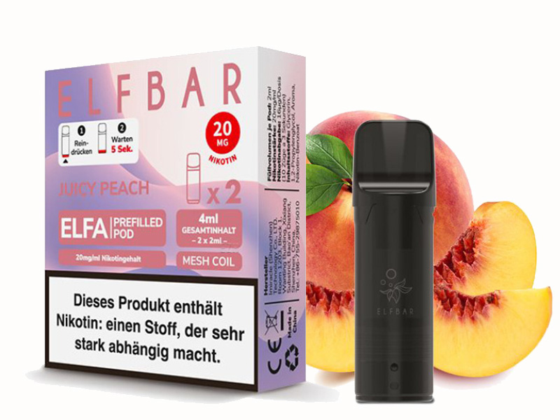 Elfbar Elfa Pods Juicy Peach