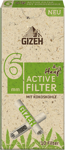 gizeh hanf active filter 6mm